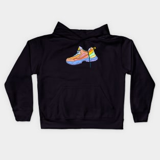 Flat shoes design Kids Hoodie